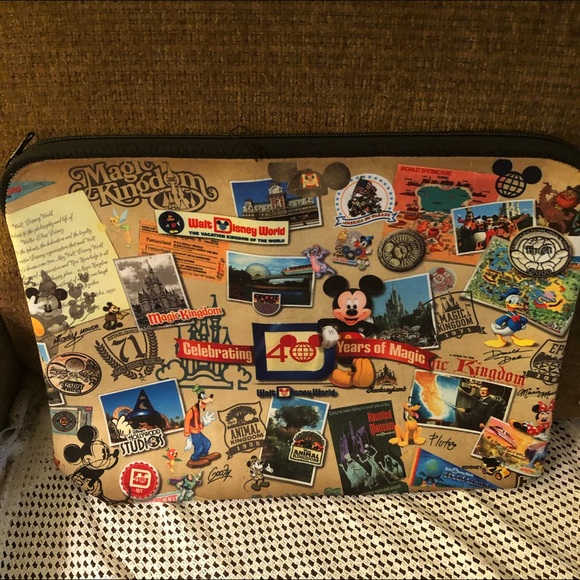 Disney Other - RARE 15” Disney World 40th Anniversary LapTop Sleeve